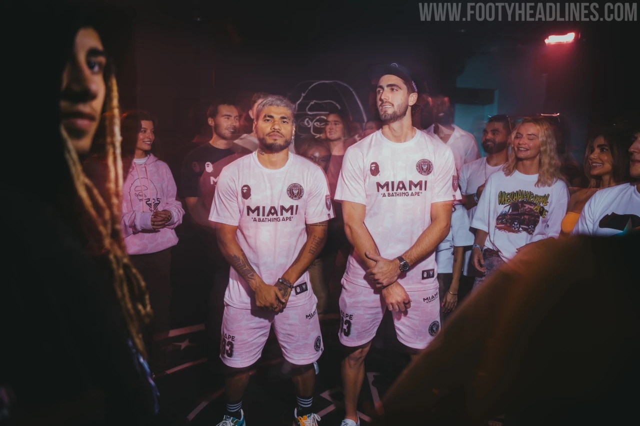 Adidas & Messi Not Featured at All: Inter Miami x Bape Off-Pitch ...